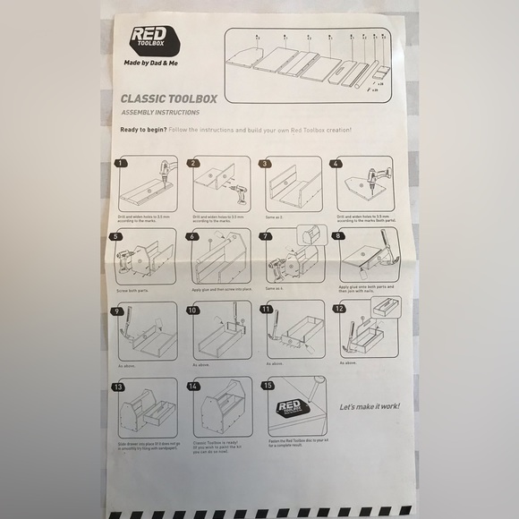 RED Toolbox Carpentry Kit, 8+, Level 3 - Picture 5 of 8